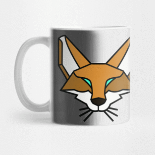 Geometric Fox Mug